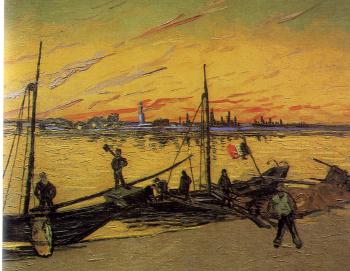Vincent Van Gogh : Coal Barges